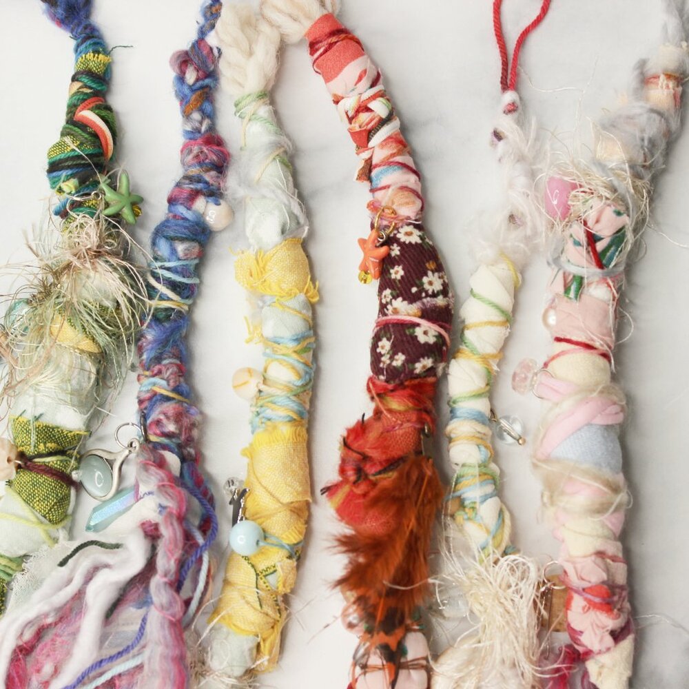 Hair Wrap Set · Charm Rainbow Bundle - Picture 2 of 4